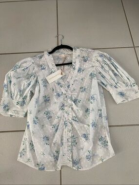 NWT Love Shack Fancy Jules top large